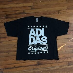 Adidas Originals Tee with Bold White Print #24